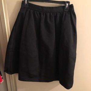 Black Aline skirt